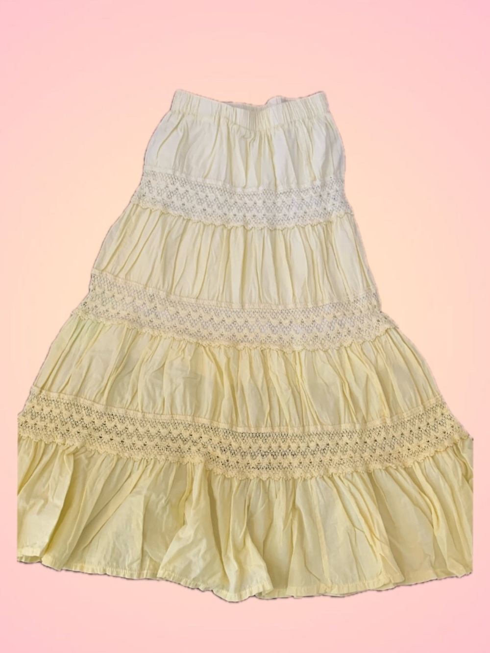 Yellow Maxi Skirt